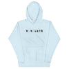 MISFIT PANDA Hoodie in Sky Blue - Rarileto - Front View