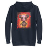 MISFIT PANDA Hoodie in Navy Blazer - Rarileto - Back Ghost View