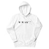 MISFIT PANDA Hoodie in White - Rarileto - Front View