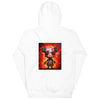 MISFIT PANDA Hoodie in White - Rarileto - Back View