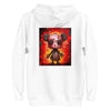 MISFIT PANDA Hoodie in White - Rarileto - Back Ghost View