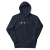 MISFIT PANDA Hoodie in Navy Blazer - Rarileto - Front View