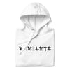 MISFIT PANDA Hoodie in White - Rarileto - Folded View