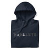 MISFIT PANDA Hoodie in Navy Blazer - Rarileto - Folded View