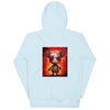 MISFIT PANDA Hoodie in Sky Blue - Rarileto - Back View