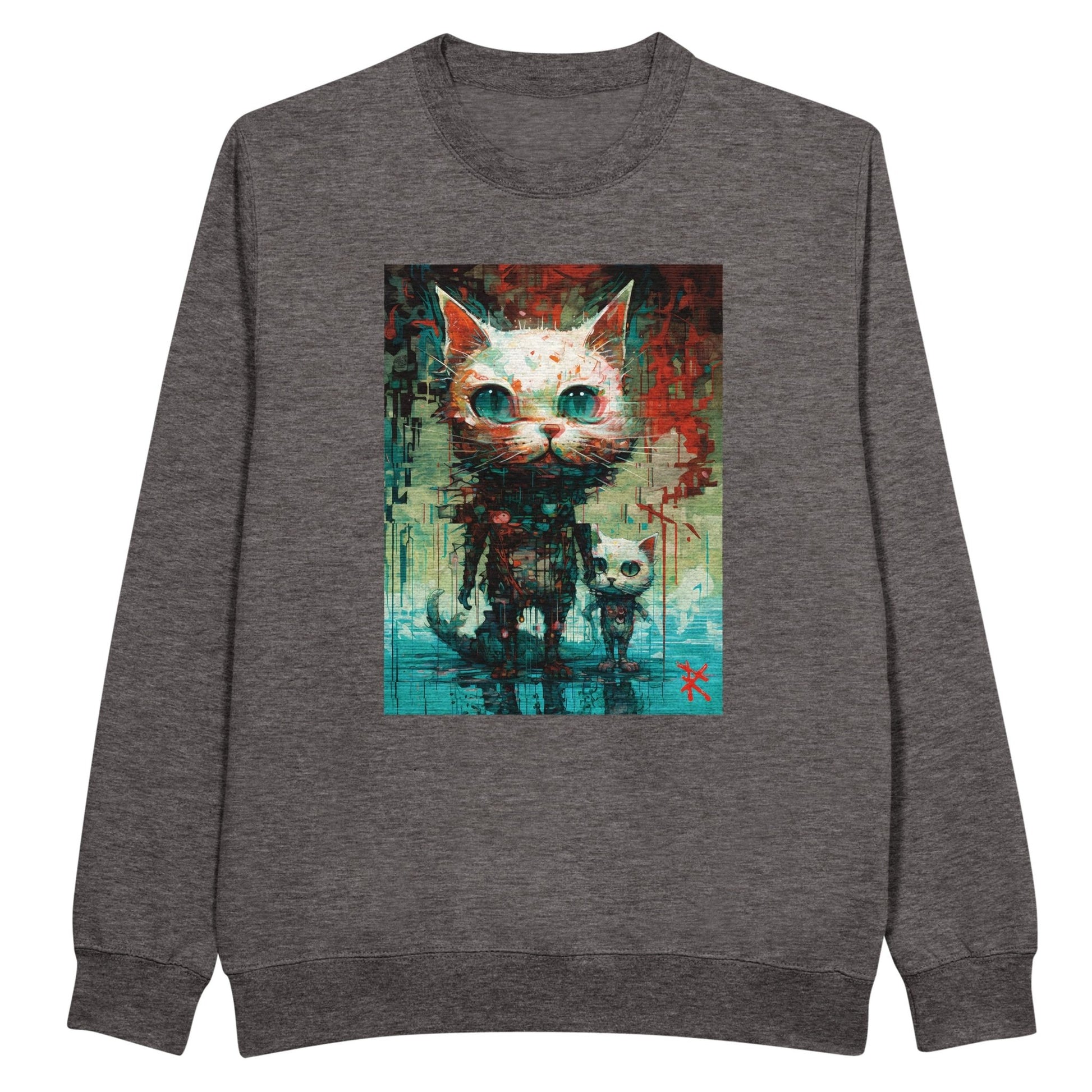 MODERN CAT DUO Sweatshirt (Unisex) - Rarileto