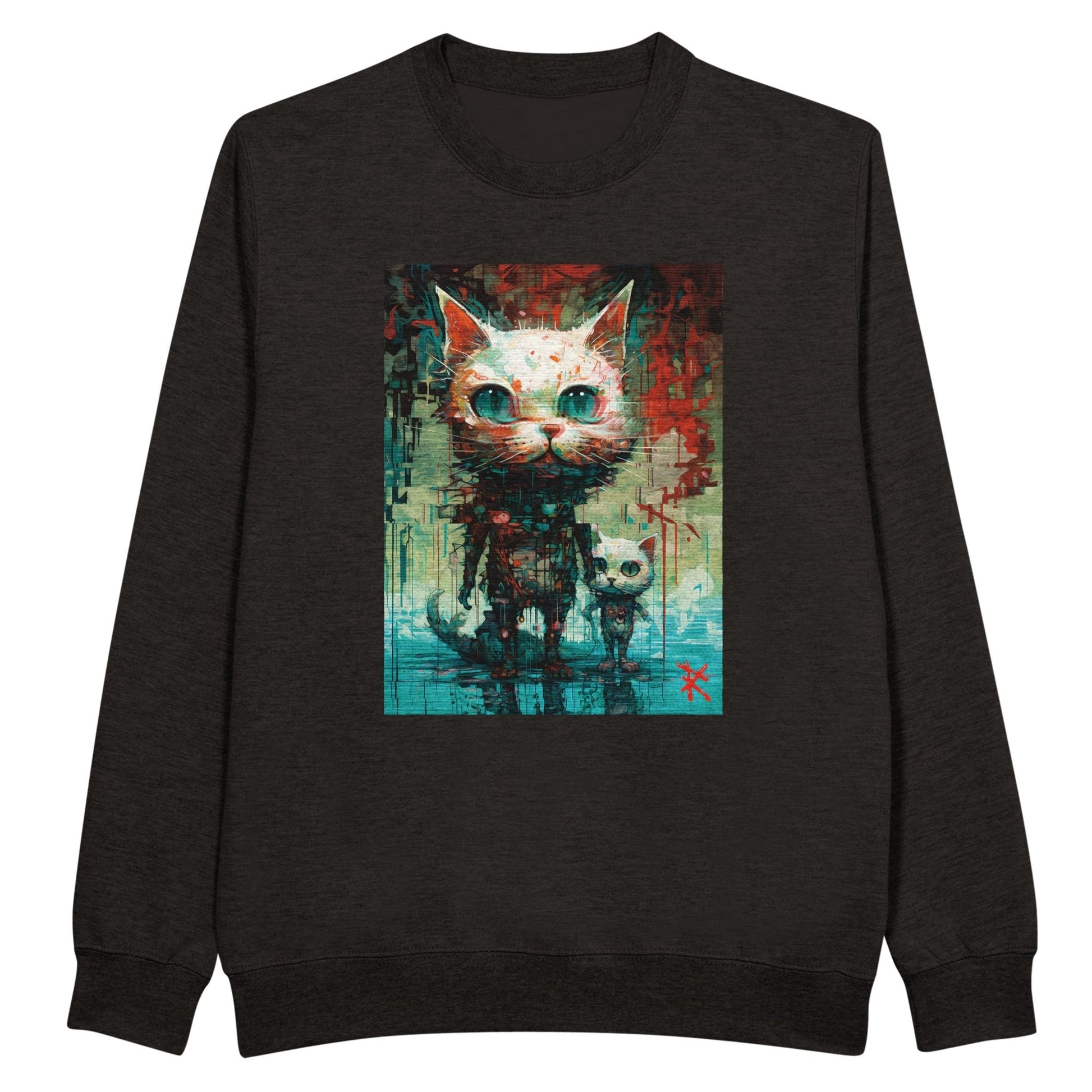 MODERN CAT DUO Sweatshirt (Unisex) - Rarileto