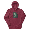 MONA LISA Hoodie in Maroon - Rarileto - Front View