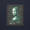 MONA LISA Hoodie in Navy Blazer - Rarileto - Design Front View