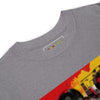 MOUSE Premium Heavyweight T-Shirt - Color Carbon Grey - Front Neck View - Rarileto
