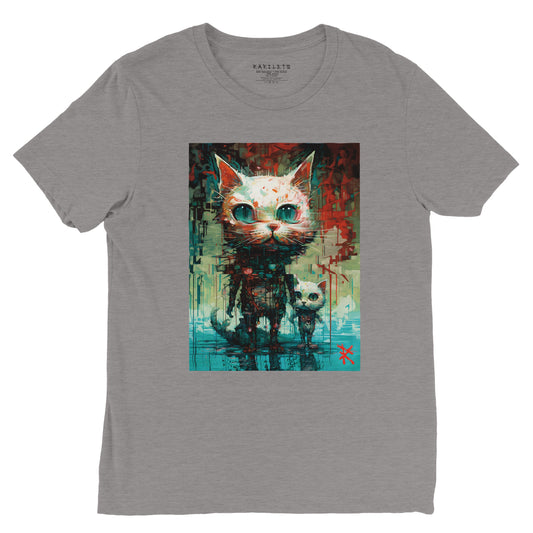 Big Cat Small Cat Unisex Triblend T-Shirt 