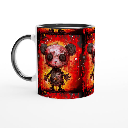 PUNK PANDA Mug with Color Inside - Rarileto