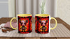 PUNK PANDA Mug with Color Inside - Rarileto