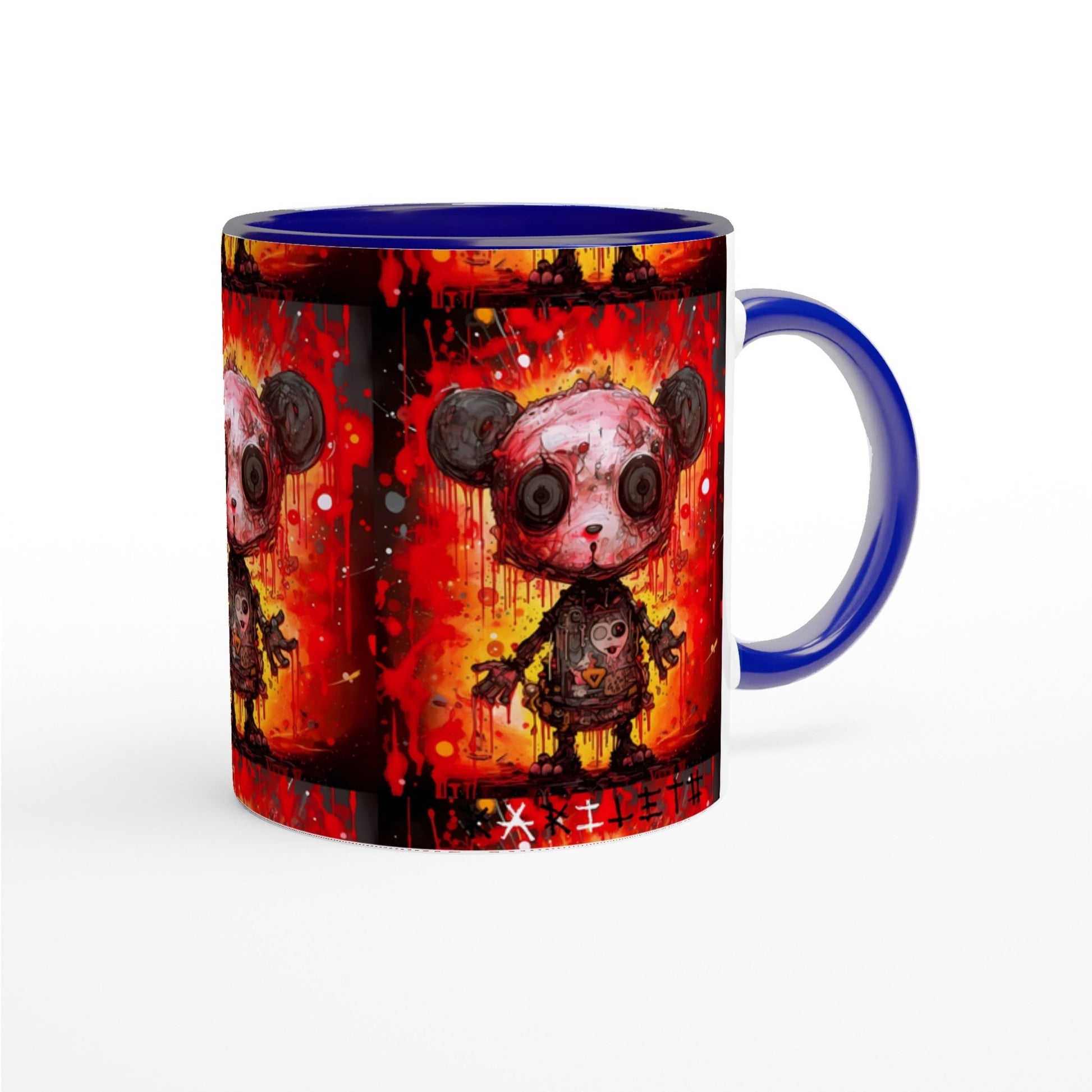 PUNK PANDA Mug with Color Inside - Rarileto