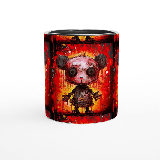 PUNK PANDA Mug with Color Inside - Rarileto