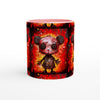 PUNK PANDA Mug with Color Inside - Rarileto