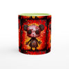 PUNK PANDA Mug with Color Inside - Rarileto