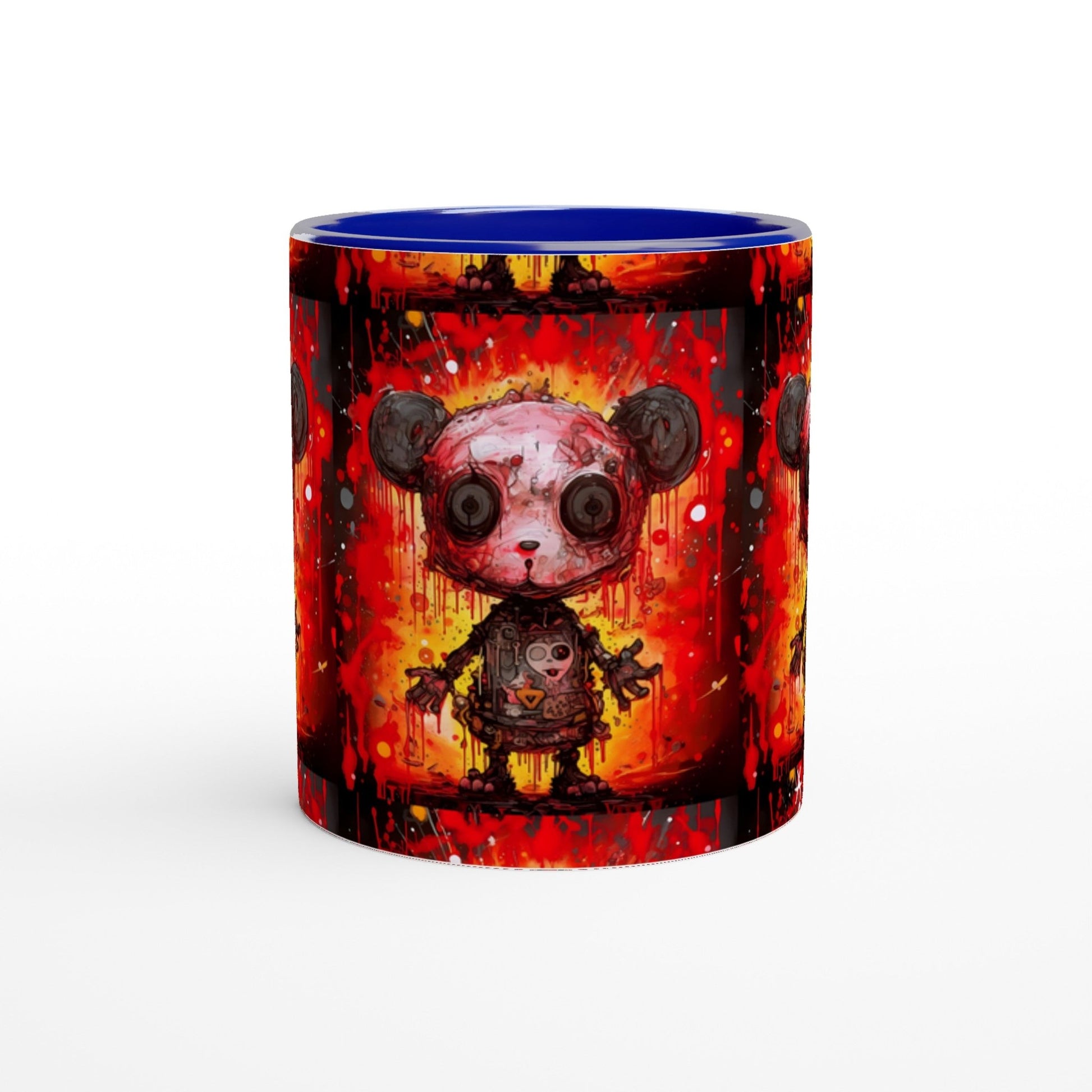 PUNK PANDA Mug with Color Inside - Rarileto