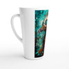 PUNK ROBOT BIRD Latte Mug - Rarileto