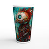 PUNK ROBOT BIRD Latte Mug - Rarileto