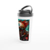 PUNK ROBOT BIRD Travel Mug - Rarileto