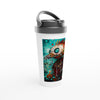 PUNK ROBOT BIRD Travel Mug - Rarileto