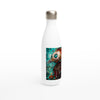 PUNK ROBOT BIRD Water Bottle - Rarileto