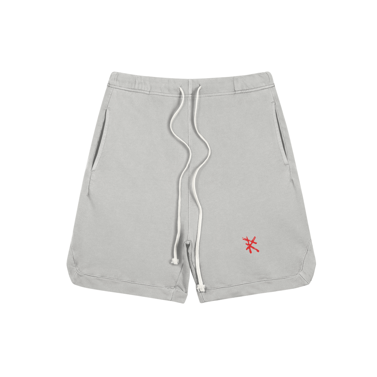 RARILETO Clipped Corner Washed Sweat Shorts - Rarileto