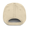 Back: RARILETO Distressed Dad Hat in Khaki - Back View - Rarileto