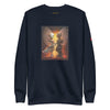 Front: ROBOT ANGEL Sweatshirt in Navy