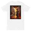 ROBOT ANGELS Premium Heavyweight T-Shirt - Color White - Front View - Rarileto
