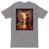 ROBOT ANGELS Premium Heavyweight T-Shirt - Color Carbon Grey - Front View - Rarileto
