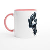 ROBOT APES PLAYING CHESS Mug with Color Inside - Rarileto