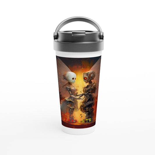 ROBOTS ANGELS Travel Mug - Rarileto