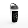 RUSTIC CAVEMAN PORTRAIT Travel Mug - Rarileto