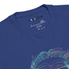 Neck Front: SMART APE Sweatshirt in Team Royal - Neck Front View