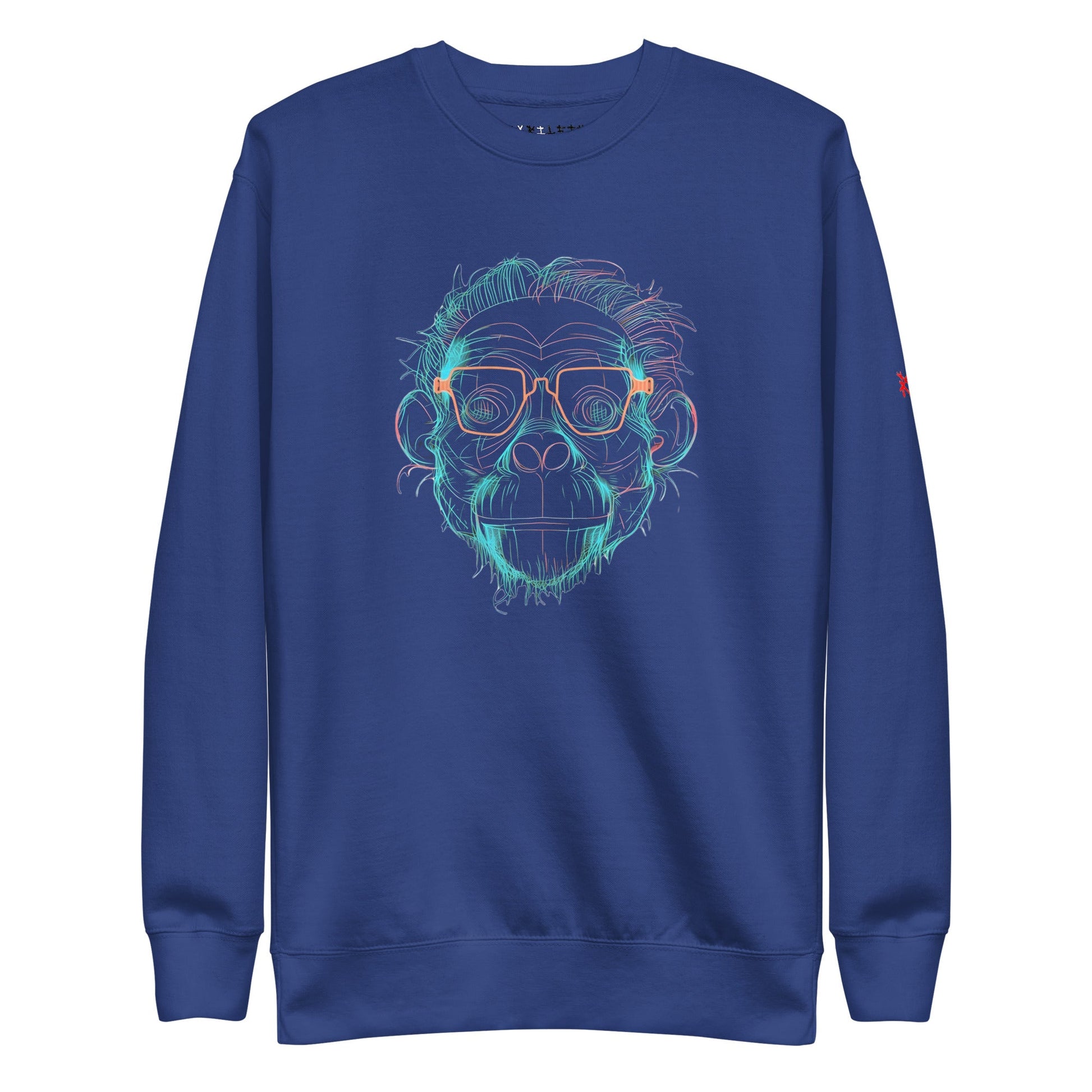 Front: SMART APE Sweatshirt in Team Royal