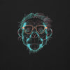 Design Front: SMART APE Sweatshirt in Black - Design Front View