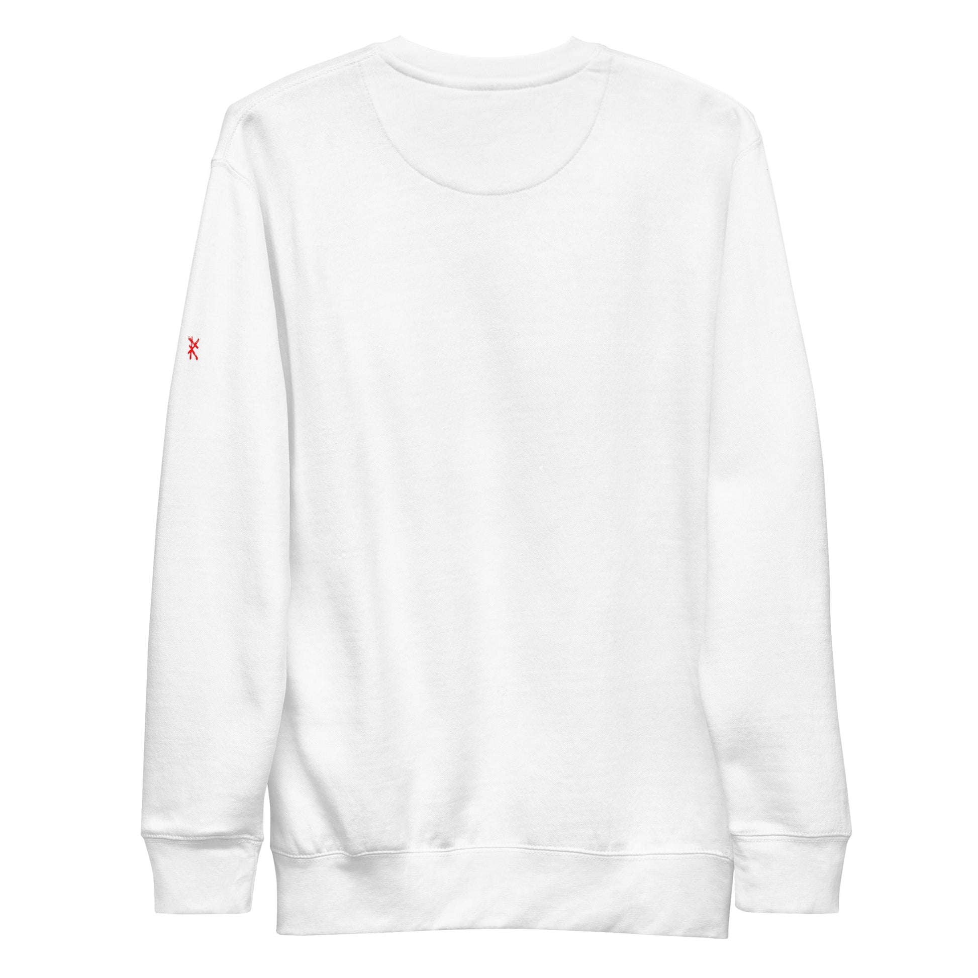 Back: SMART APE Sweatshirt in White