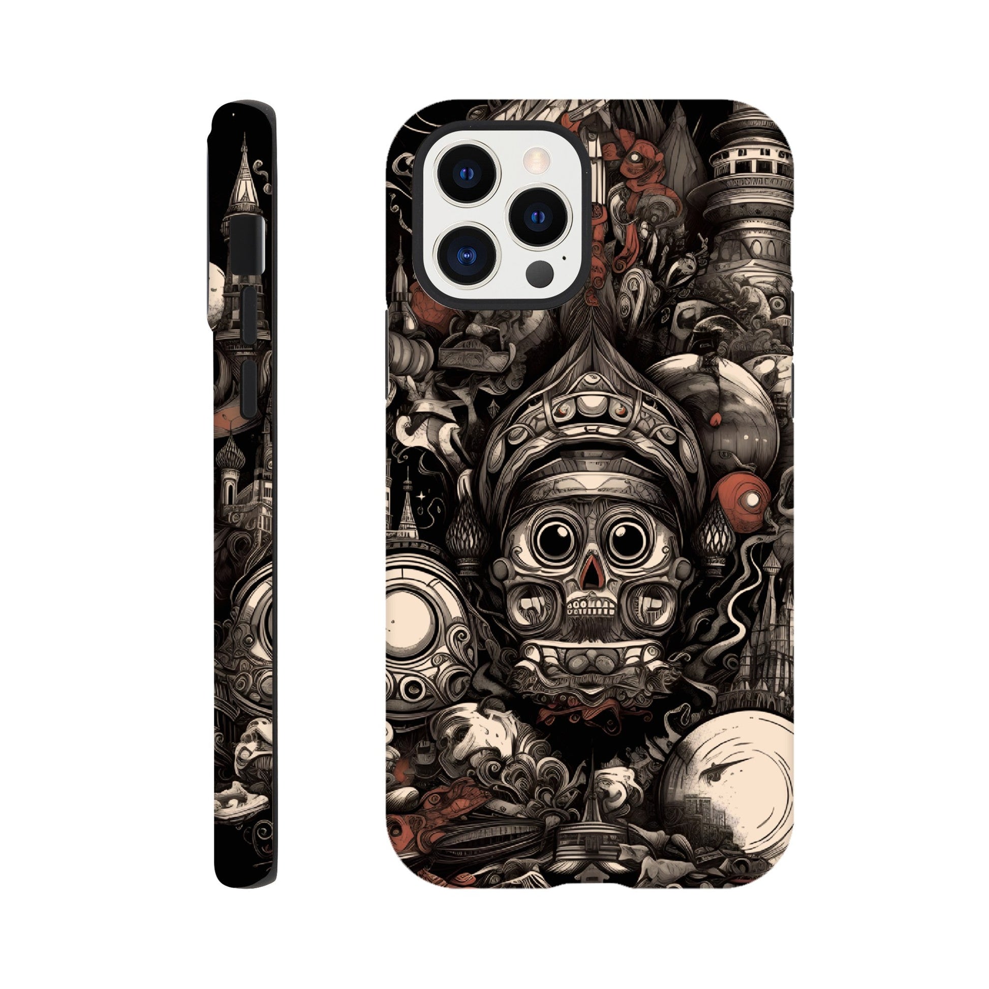 SURREAL ABSTRACT CITY DESIGN Phone Case - Rarileto