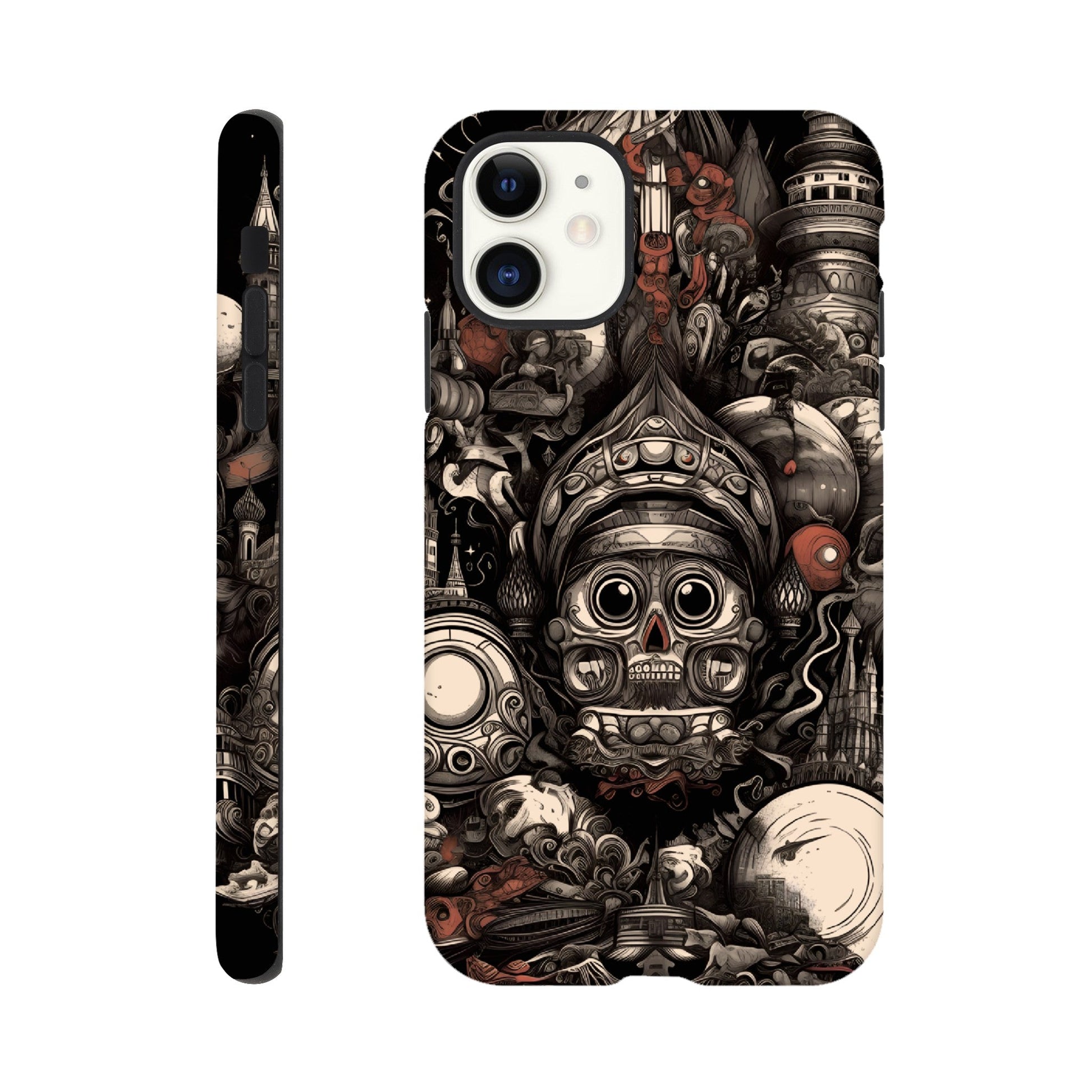 SURREAL ABSTRACT CITY DESIGN Phone Case - Rarileto