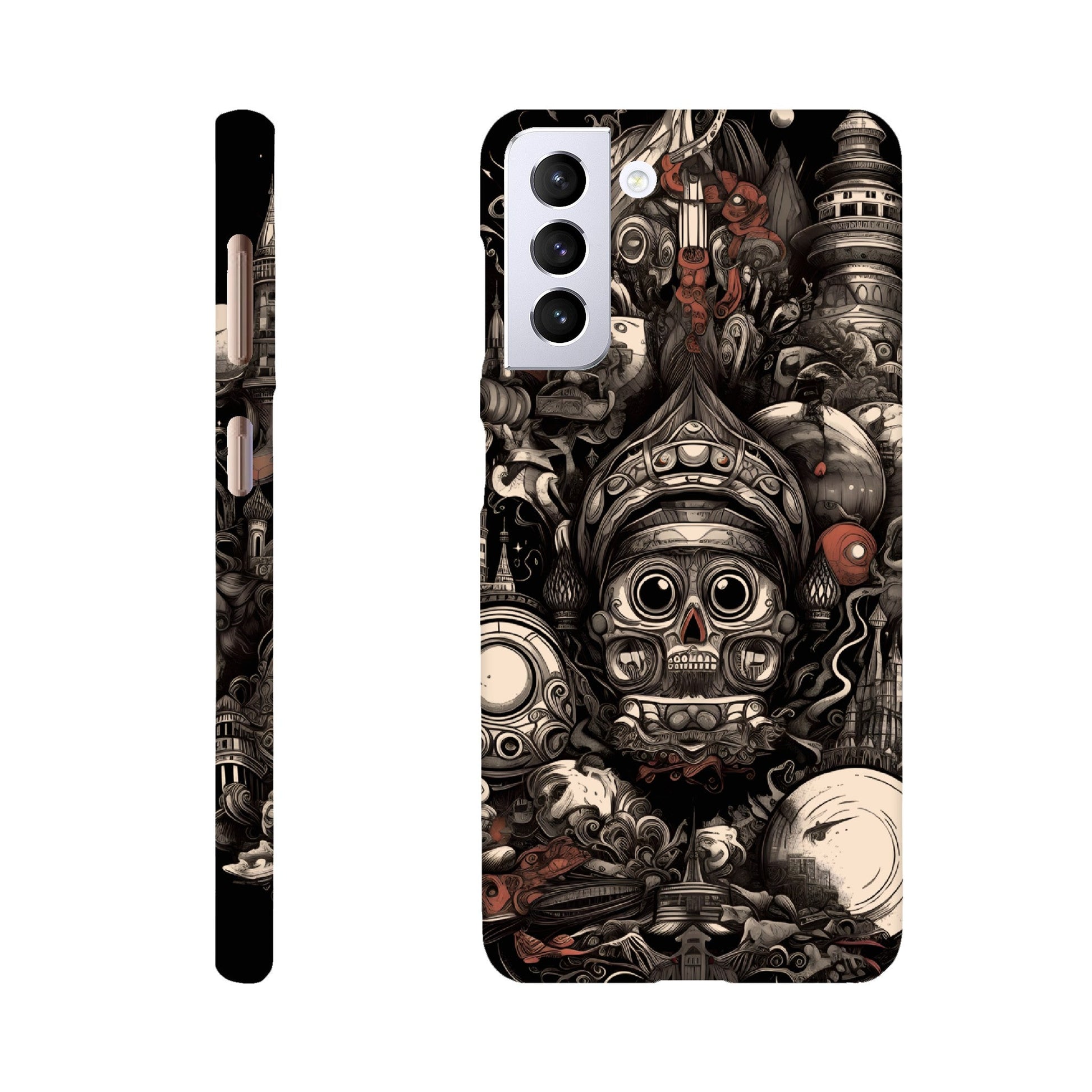 SURREAL ABSTRACT CITY DESIGN Phone Case - Rarileto