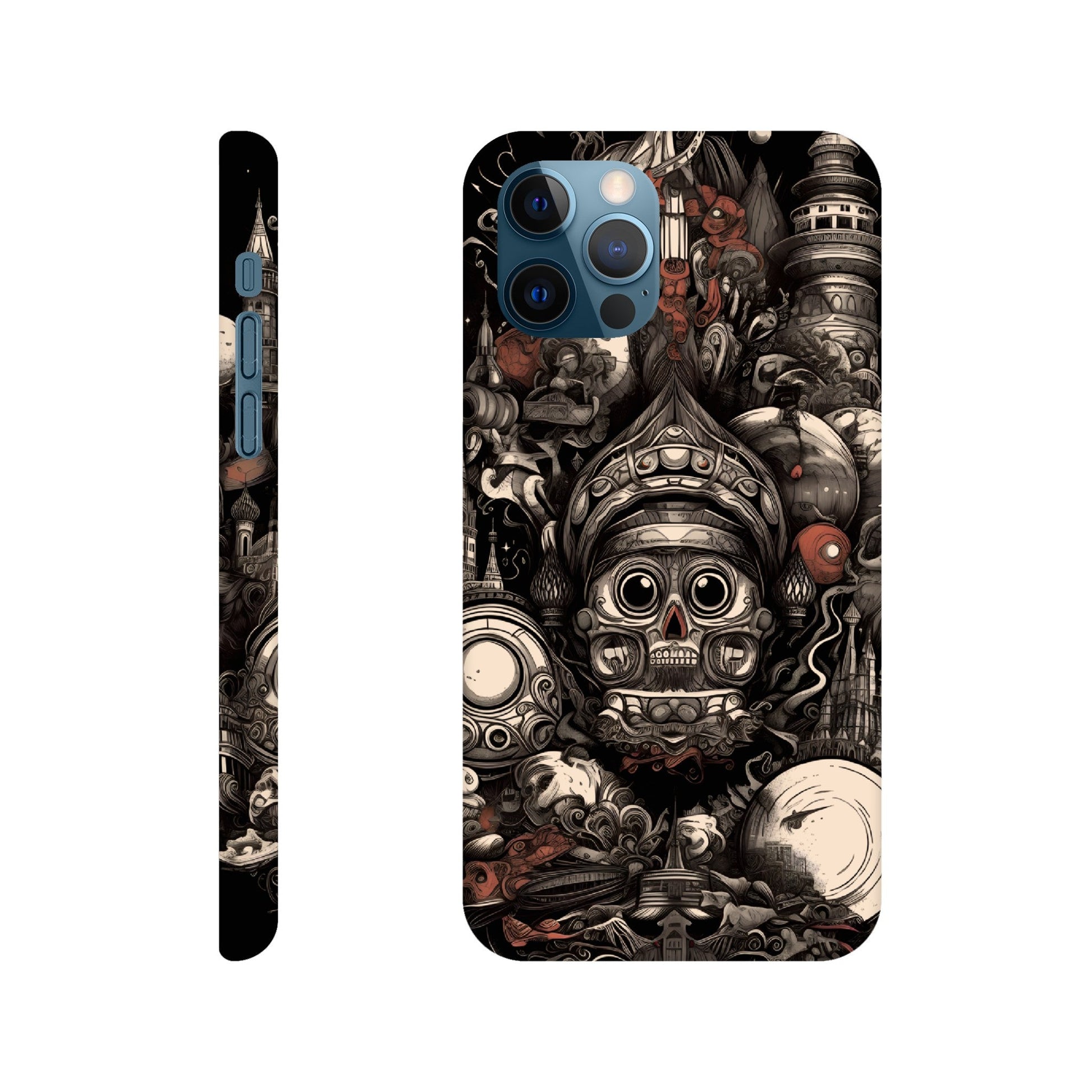 SURREAL ABSTRACT CITY DESIGN Phone Case - Rarileto