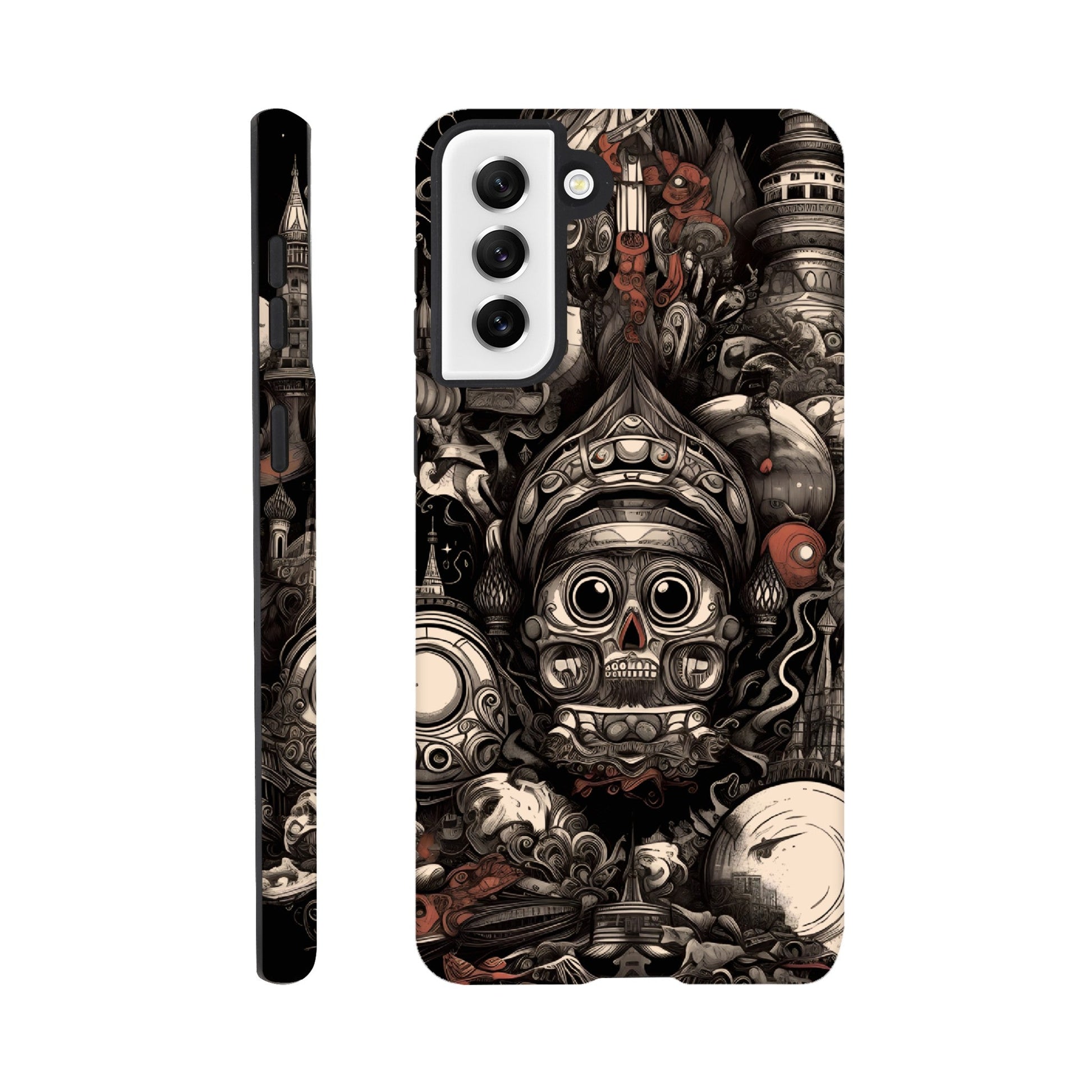 SURREAL ABSTRACT CITY DESIGN Phone Case - Rarileto