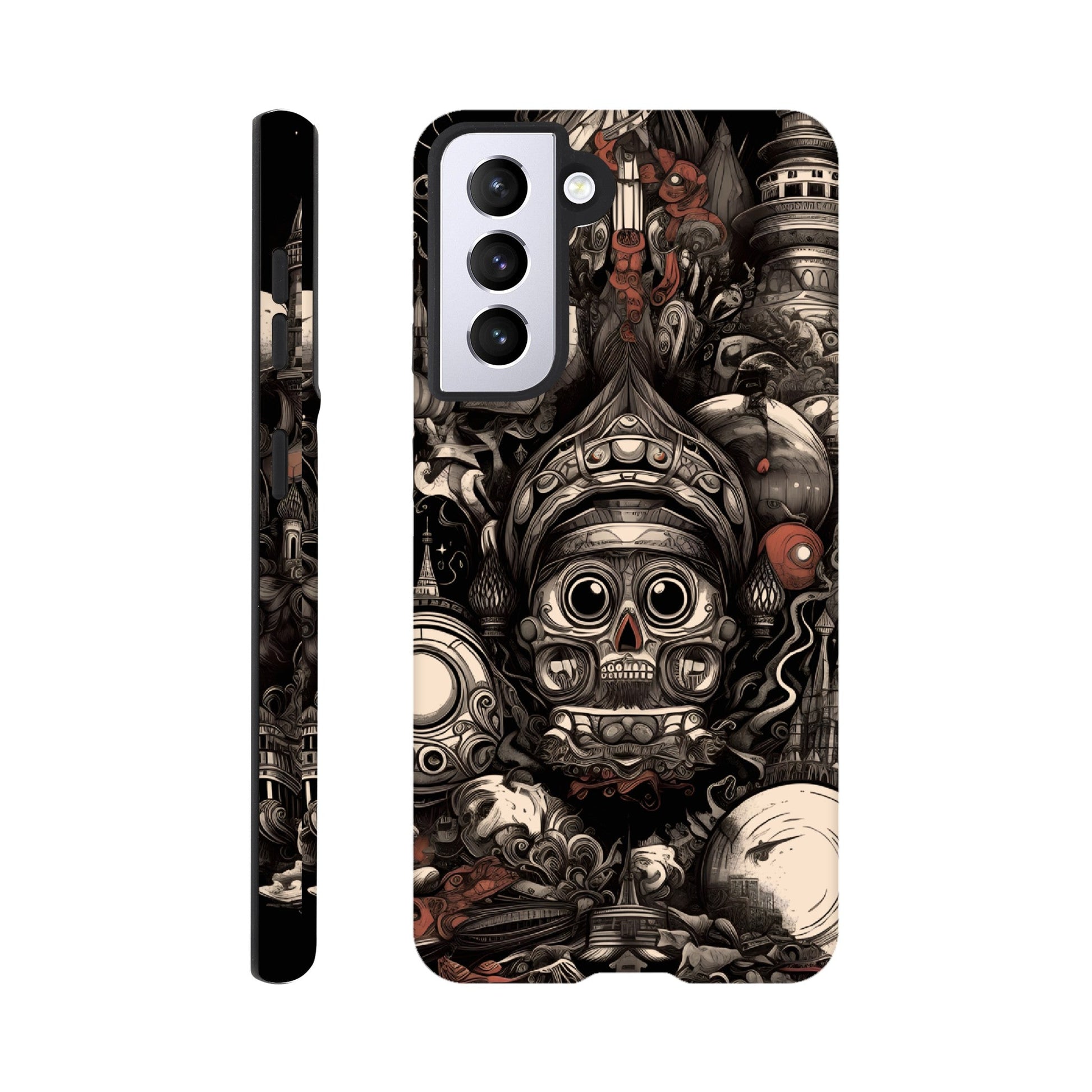 SURREAL ABSTRACT CITY DESIGN Phone Case - Rarileto