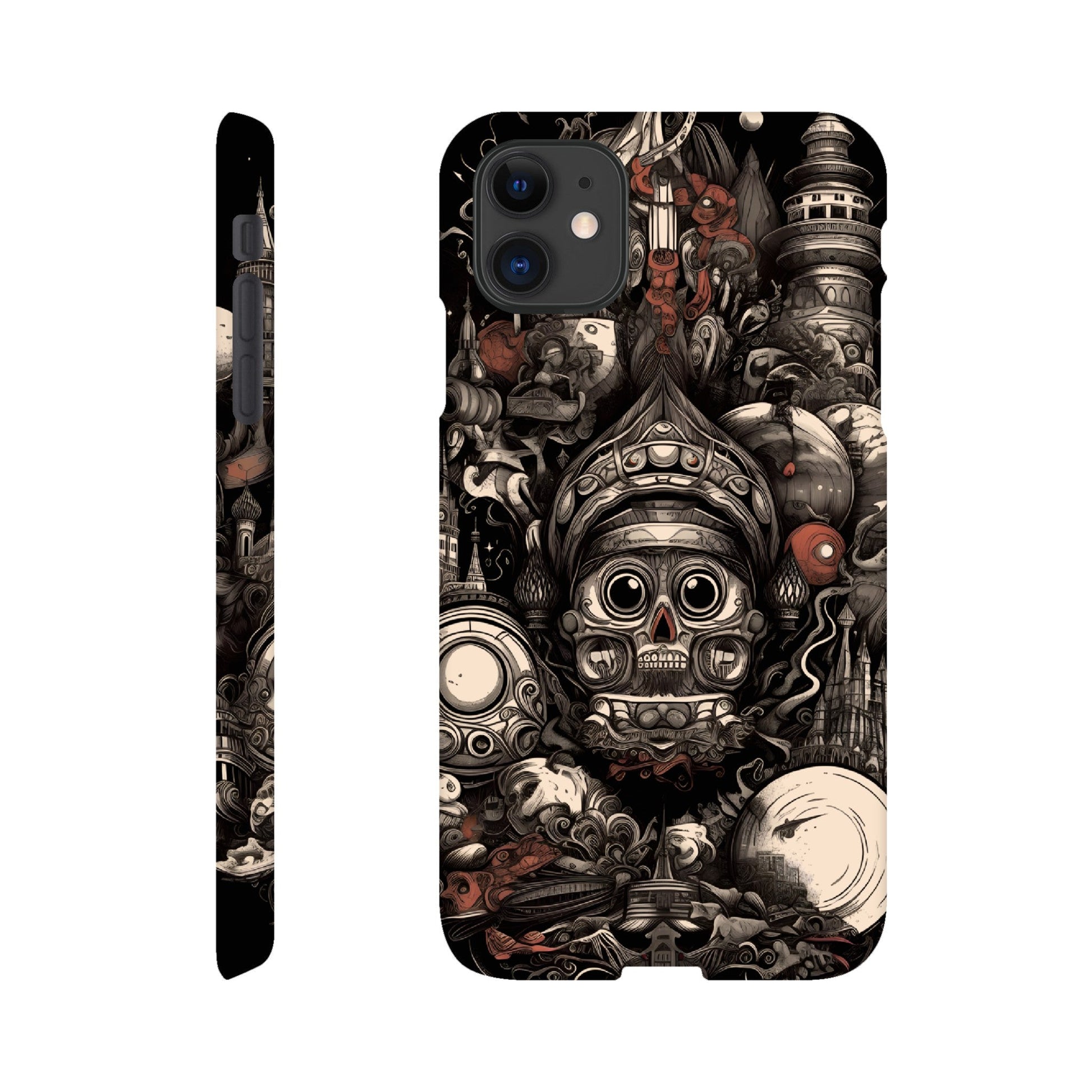 SURREAL ABSTRACT CITY DESIGN Phone Case - Rarileto