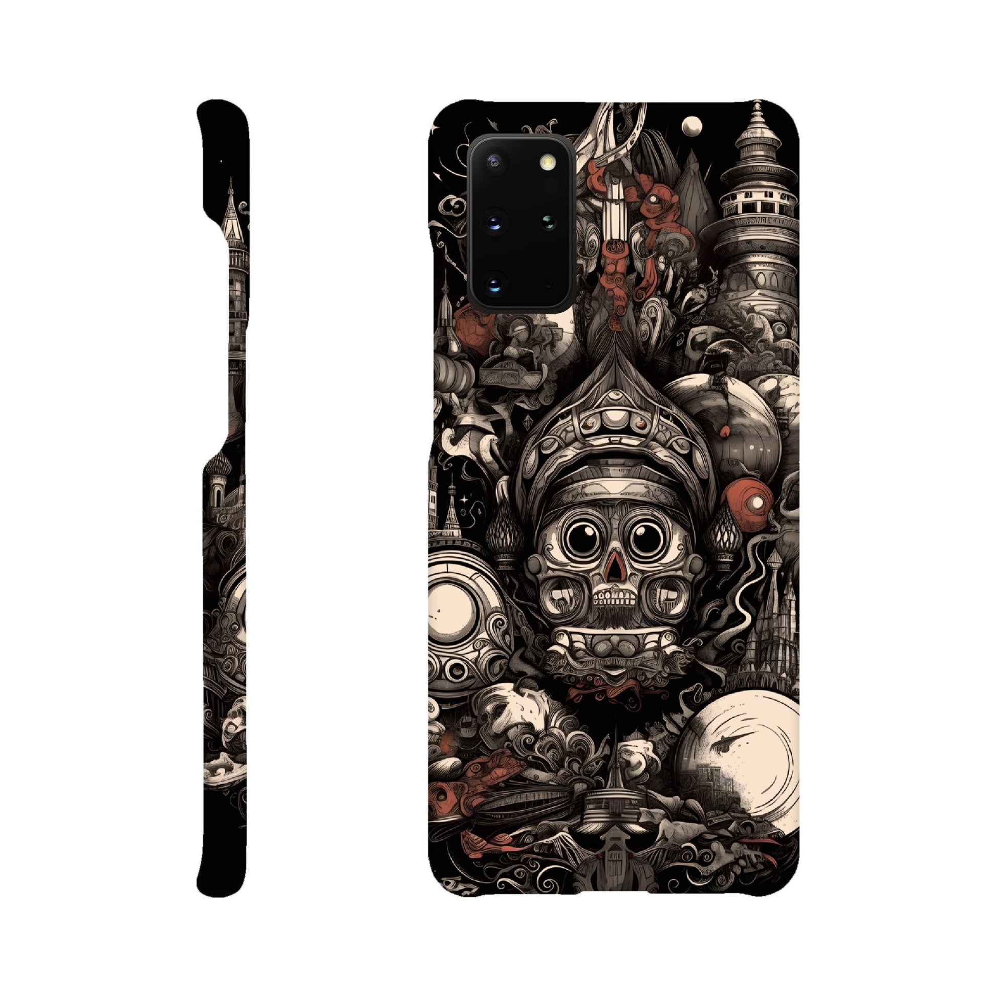 SURREAL ABSTRACT CITY DESIGN Phone Case - Rarileto