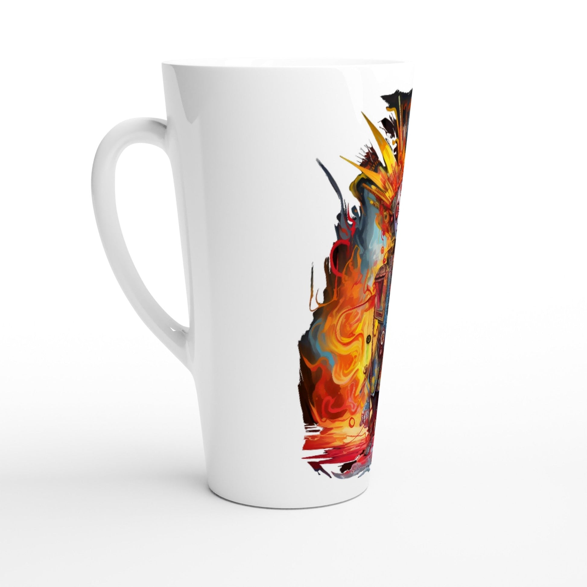 TECHNICOLOR META HUMAN ROBOT Latte Mug - Rarileto