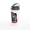 TECHNICOLOR META HUMAN ROBOTS Travel Mug - Rarileto