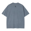 THE PRIME Unisex Washed T-Shirt in Dusty Blue - Rarileto - Back View